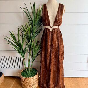 L*Space Rafael Cover-Up In Coffee NWOT S